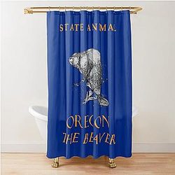Oregon Territory The North American Beaver Shower Curtain