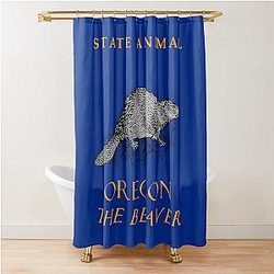 Oregon Territory American Beaver Shower Curtain