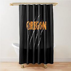 Oregon Mountain Bike Shower Curtain