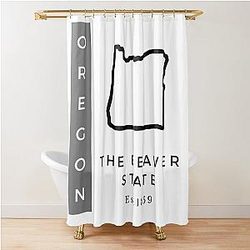 Minimalist US State Design - Oregon Shower Curtain was removed and then re written Minimalist US State Design: Oregon Shower Curtain