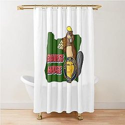 Oregon - State of Beavers and Wilderness Shower Curtain 
cleaned up to:
 Oregon State of Beavers and the Wilderness Shower Curtain