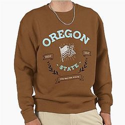 Oregon State Patriotic Pullover Sweatshirt