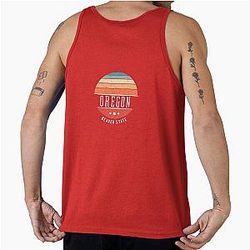 Vintage USA Oregon State Homestate Pride USA Travel Souvenir Tank Top