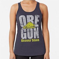 Vintage Beaver Racerback Tank Top