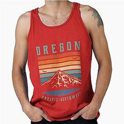 Oregon Retro Mountain Tank Top