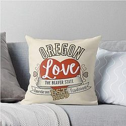 Oregon Throw Pillow