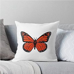 Oregon State Butterfly Throw Pillow