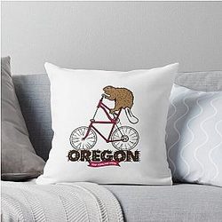 Oregon Keep Portland Throw Pillow