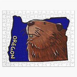 Oregon State Mammal Beaver Jigsaw Puzzle