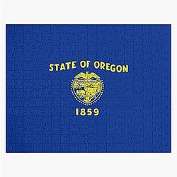State of Oregon Flag Jigsaw Puzzle