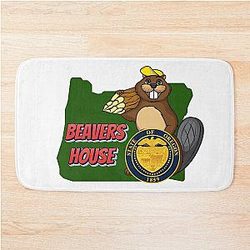 Oregon State of Beavers Bath Mat