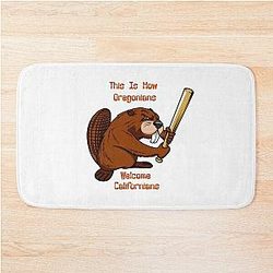 How Oregonians Welcome Californians Bath Mat