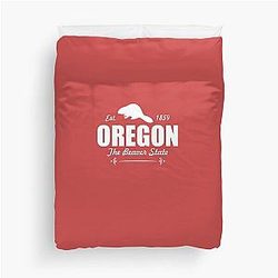 Oregon Beaver Duvet Cover