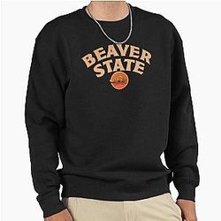 Vintage Beaver State Beer - Portland Brewing Pullover Sweatshirt