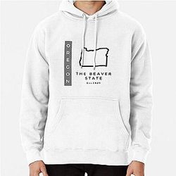 Minimalist US State Design Oregon Hoodie