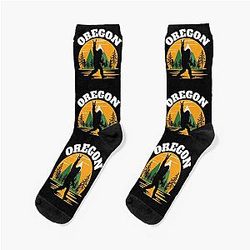 Oregon Bigfoot Sasquatch Socks