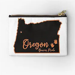 Oregon Beaver Pride Zipper Pouch