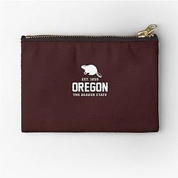 Oregon The Oregon Beaver State Zipper Pouch