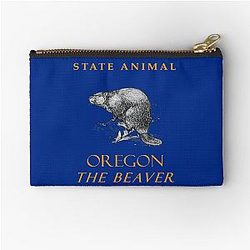 Oregon Territory The North American Beaver Zipper Pouch