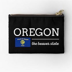 OREGON State Flag Zipper Pouch