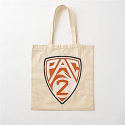 Oregon State PAC 2 Logo Cotton Tote Bag to Oregon State PAC logo Cotton Tote Bag