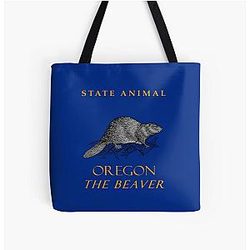 Oregon Territory Animal The American Beaver Tote Bag