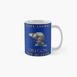 Oregon Territory Animal The North American Beaver Classic Mug