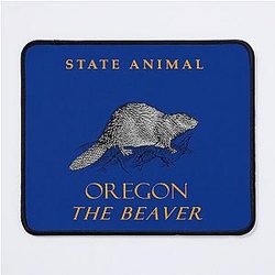 Oregon Territory The American Beaver Mouse Pad