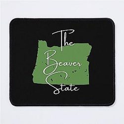 Oregon The Beaver State State Nicknames Series Mouse Pad