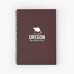Oregon The Beaver State 1859 Notebook