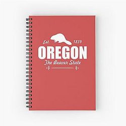Oregon The Beaver Notebook