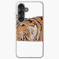 Orange and Black Oregon Samsung Galaxy Soft Case