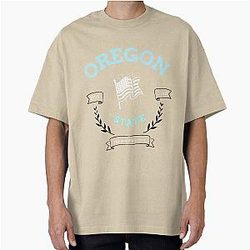 Oregon State Patriotic Oversized T-Shirt