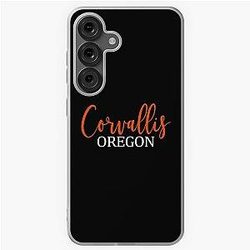 Corvallis Oregon Hand Lettered Tailgating Fan Galaxy Soft Case