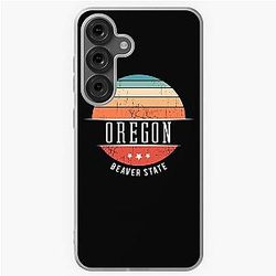 Vintage USA Oregon State Homestate Pride USA Travel Souvenir Samsung Galaxy Case