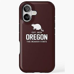 Oregon The Beaver State Established 1859 iPhone Tough Case
