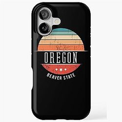 American Oregon State Homestate Pride Travel Souvenir Tough Phone Case