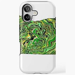 Green Oregon Yellow iPhone Tough Case