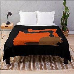 Oregon Beavers Throw Blanket