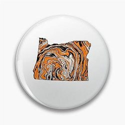 Oregon Black Pin