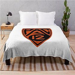 Pac 12 Oregon State Colors Throw Blanket