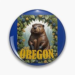 For the love of Oregon Pin