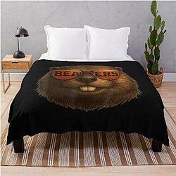 If You Live In Oregon And Love Beavers ThrowBlanket