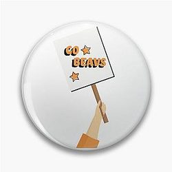 Go Beavs Oregon State sign pin