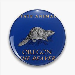 Oregon Territory The American Beaver Pin