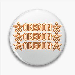 Oregon Orange Pin