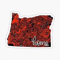 Oregon Home Sticker
