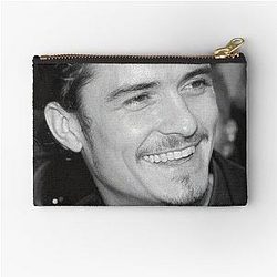 Young Orlando Bloom Zipper Pouch