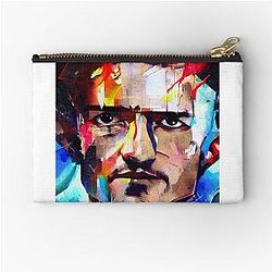 Study of Orlando Bloom face pouch