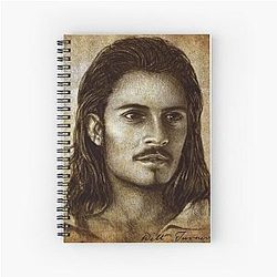 Orlando Bloom Will Turner Spiral Notebook